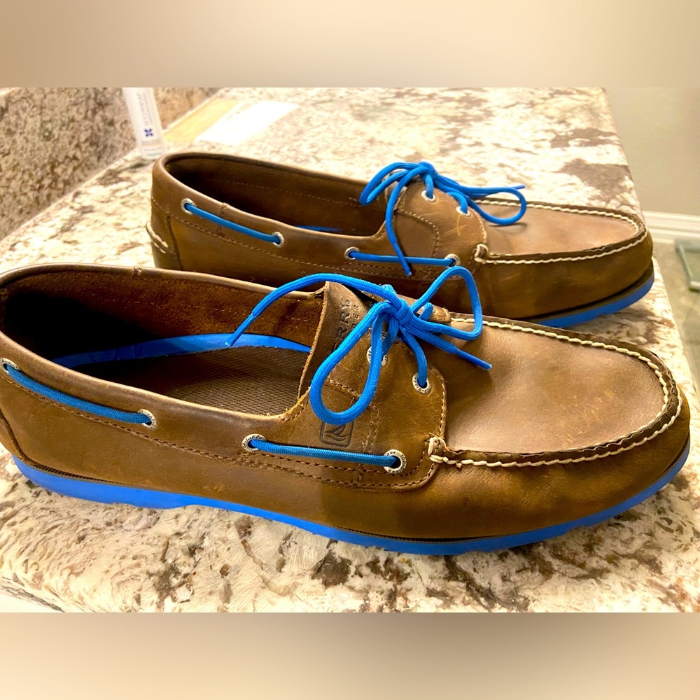 Mens sperrys top sider deck boat shoes sz 15